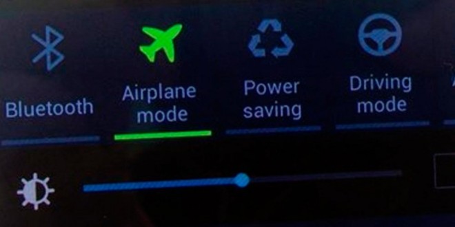 Modo avión - Airplane mode