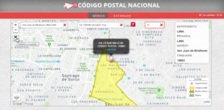 Nuevo codigo postal del Peru | Error en codigo postal de formulario Nuevo codigo postal peru