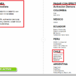 Pantalla de opciones de pago – Comprar hosting en Chile