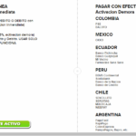 Pantalla de opciones de pago – Comprar hosting en Argentina