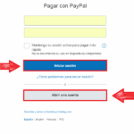 Pantalla de pagar con Paypal- Comprar hosting en Argentina