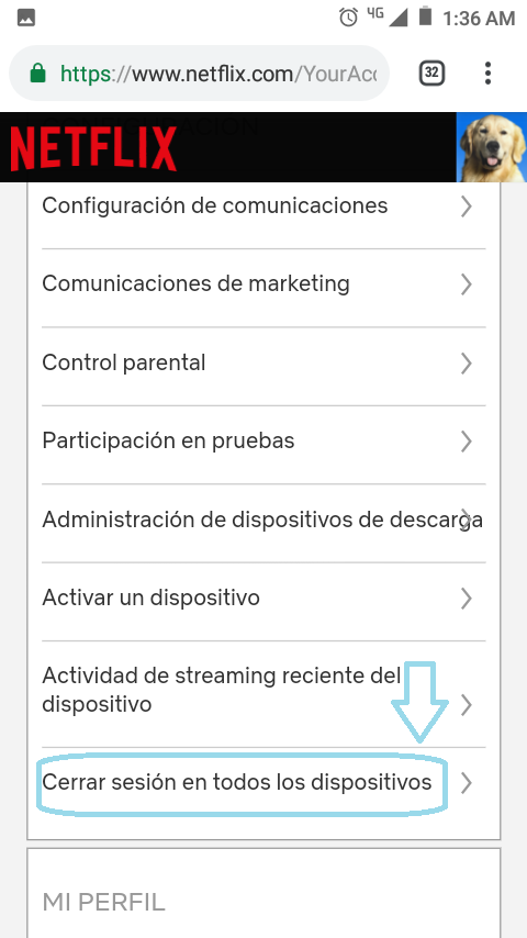 Cómo desactivar tu cuenta de Netflix de cualquier dispositivo móvil