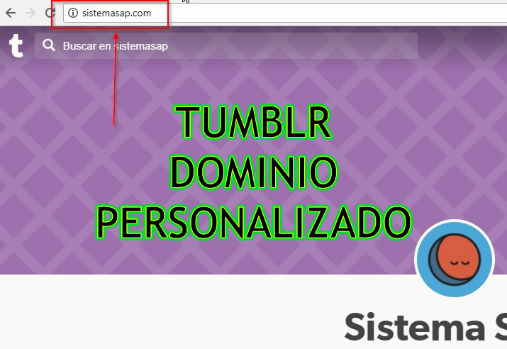 Dominio personalizado para tumblr