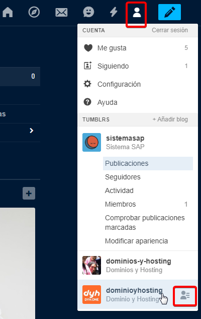 Ruta de configuracion https en tumblr