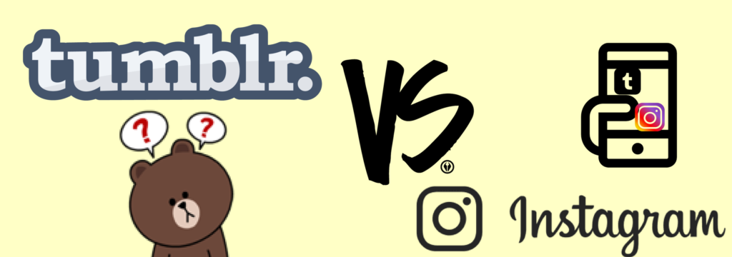Comparativa de Tumblr vs. Instagram 