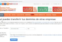 Como transferir un dominio web