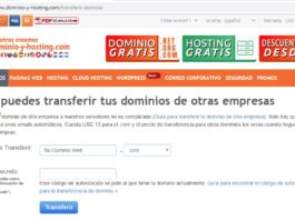 Como transferir un dominio web