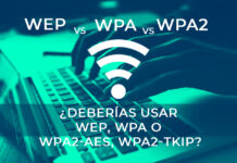 ¿Deberías usar WEP o WPA o WPA2-AES, WPA2-TKIP? wep wpa wpa2 aes tkip