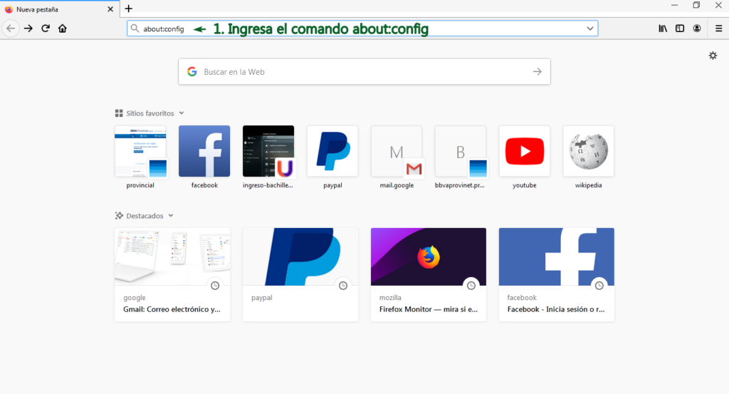 Explicación para activar el modo oscuro en el navegador Mozilla Firefox