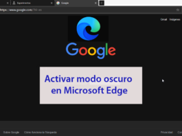 Activar modo oscuro en Microsoft Edge