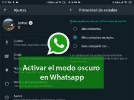 Cómo activar modo oscuro en Whatsapp