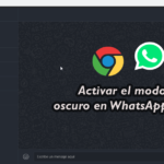 modo oscuro Whatsapp web