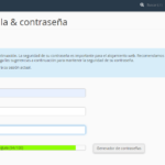Cambiar contraseña de Cpanel