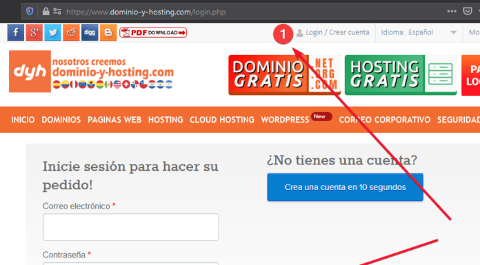 Olvidé mi usuario y contraseña en dominio-y-hosting.com olvide la contraseña en dominio-y-hosting.com